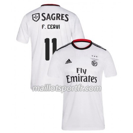 Maillot de Foot Benfica Lisbonne Franco Cervi 11 Extérieur 2018/19 Maillot de Foot Benfica Lisbonne Franco Cervi 11 Extérieur 2018/19